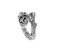 Anello di dita di apertura regolabile da donna - Lotus retrò che gira gioielli ad anello di dito del fascino classico multi -strato per unisex femminile