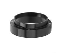 Anello di dosaggio per caffè in acciaio per portafiltro da 51/53/58 mm, distributore espresso per imbuto per distribuzione della polvere e guida del pressino, compatibile con la maggior parte delle