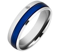 Anello Di Fidanzamento Anello Nuziale Anello In Acciaio Blu Per Donna E Uomo
