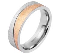 Anello di Fidanzamento Fedi Nuziali Donna Uomo Acciaio Inox Barretta