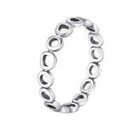 Anello di fidanzamento in argento sterling 925, da donna, semplice anello dell'amicizia, senza pietra, Nessuna pietra preziosa