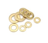 Anello di fissaggio apribile in acciaio inossidab DIN125 Brass Flat Washer M2-M12 Pack Of 20 Or 100 pcs(50pcs M8x16x1mm)