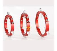 Anello di fissaggio per telescopio in lega di alluminio per un'integrazione sicura dell'obiettivo della fotocamera (90 mm)