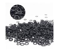 Anello di gomma nero da 50 pcs NBR SIGILLAZIONE O-ring CS1.5MM O Anello di guarnizione dell'anello,8.5x5.5x1.5mm