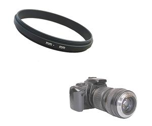 Anello di Inversione Macro Coupler Maschio-Maschio | Raccordo per Fotografia Macro e Micro | Adattatore in Alluminio Anodizzato per Obiettivi Fotografici - Varie Misure Disponibili: (58-58 mm)
