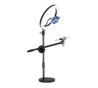 Anello di luce superiore, supporto articolato per lampada selfie