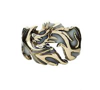 Anello di moda appariscente Anello da uomo Glow-In-The-Dark Il modello luminoso Dragon Ring Rings Anello Signore Degli Anelli (Multicolor, One Size)