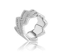 Anello di moissanite quadrato a pieno carico in oro 14k, anello a forma di diamante a taglio smeraldo, uno spettacolo di lusso di affetto per occasioni speciali, regalo di papà