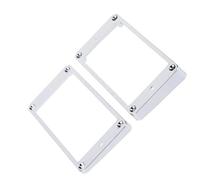 Anello Di Montaggio Del Telaio Pickup Per Chitarra In Plastica Cromata Da 2 Pezzi Per Parti Di Chitarra Elettrica Accessorio per Chitarra Strumento