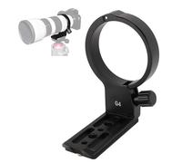 Anello di Montaggio per Treppiede con Piede di Ricambio per Collare per Obiettivo, Base per Supporto per Collare per Obiettivo con Foro per Vite da 1/4 3/8 Pollici, Collare per