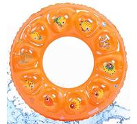 Anello di Nuoto, Darryy Anello di Nuoto Salvagente, Anello Nuoto, Estate, Festa in Piscina, Anello Nuoto Neonato, Anello da Nuoto, Anello da Nuoto per Bambini (Arancione, 50)