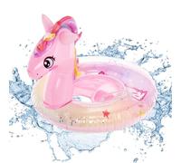 Anello di Nuoto per Bambini, Salvagente Gonfiabile Bambini, Anello di Nuoto, Unicorno Piscina Galleggiante Neonato, Seggiolino Piscina per Bebè, Nuoto Anello Gonfiabile per Bambino 6 Mesi a 3 Anni