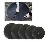 Anello di pacciamatura per Alberi Non Tessuto 20 pz Giardini Esterni Albero Protettore Tappetini 15 cm 27 cm 32 cm 42 cm 52 cm Disco Arbusto Albero Guardia diserbo Pad Erbaccia Barriera Piante Copertu