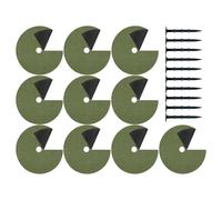 Anello Di Pacciame Per Alberi,Anello Di Copertura Pacciamatura Per Radici Con Chiodi Da Terra | Copertura Barriera Radici,Per Paesaggio Cortile Esterno Prato Aiuola Recinto Cortile Posteriore