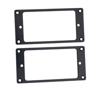 Anello di Pickup in Metallo Resistente Set per Chitarre Elettriche, Facile da Installare, Ottimo per Chitarristi e Liutai, 2 Pezzi (BLACK)