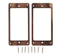 Anello di pickup per chitarra a 2 pezzi Holigie, supporto piatto a doppia bobina in palissandro con design anti -feedback e viti in acciaio inossidabile per chitarra elettrica