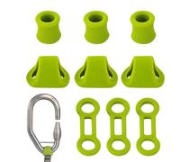 Anello di posizionamento di bloccaggio, moschettoni di sicurezza, anelli di posizionamento per moschettoni da arrampicata, in silicone, resistente, dispositivo di posizionamento per discesa in grotta