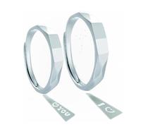 Anello di proiezione segreta I LOVE YOU, anello di coppia con proiezione scolpita con luce regolabile S925, anelli abbinati for coppia, set di anelli di fidanzamento regolabili, regali romantici for u