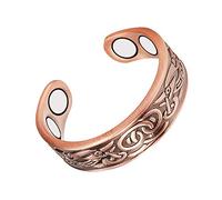 Anello di rame magnetico per artrite donna/uomo regolabile sano con 4PCS magneti (CPR-0915) (lunghezza 60mm)