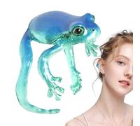 Anello di rana, anelli di rana per donne - Anelli strani,Aperti regolabili divertenti gioielli con le dita a tema naturale per donne ragazzi ragazze amanti degli animali