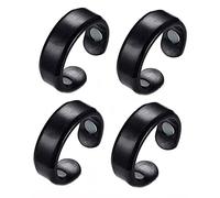 Anello di regolazione della pressione sanguigna 4PCS anello di controllo dello zucchero nel sangue, anello di regolazione della pressione sanguigna, anello a dito aperto, anello di modellazione del