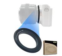 Anello di retromarcia per obiettivo macro da 55 mm a NEX, compatibile con Sony A6500 A6300 A5100 A6000 A5000 A3000 A7RIII A9 A7III A7 A7S A7R A7II A7RII A7SII, con filettatura da 58 mm
