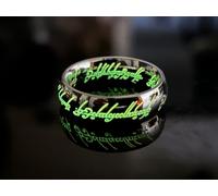 Anello Di Sauron, Mordor, Bilbo, Frodo, Hobbit Brilla Di Notte + Pochette