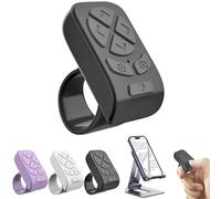 Anello di scorrimento a distanza per Tiktok, per app Kindle, anello per girare pagine wireless per iPad e iPhone, lettura di eBook, registrazione di foto, video, telecomando per dispositivi iOS e