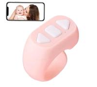 Anello di scorrimento | Anello remoto per telefono con 3 tasti | Ricaricabile intelligente, clicker per girare pagina per musica Breve registrazione video navigazione presentazione