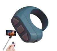 Anello di scorrimento automatico, telecomando ad anello 3 tasti | ricaricabile, intelligente, per girare pagine per musica, brevi registrazioni video, navigare, presentazioni