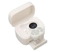 Anello di Scorrimento con Custodia di Ricarica, Controllo Remoto Wireless Kindle App Page Turner, Registrazione Video con Videocamera Bluetooth, 120 Ore di Riproduzione (Bianco)