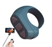 Anello di scorrimento del telefono, telecomando di scorrimento del telefono | Ring Remote per telefono con 3 tasti - Clicker per capovolgere la pagina dell'anello intelligente ricaricabile per il regi