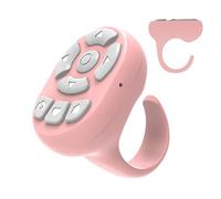Anello di scorrimento per telefono, telecomando con punta di dito per telefono,Anello pulsante di scorrimento per telefono - Turner di pagina wireless per telefono, telecomando d