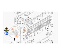 Anello di sicurezza 19x1 tagliasiepi ORIGINALE STIHL 94566212000 9456-621-2000