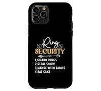 Anello di sicurezza per bambini e ragazzo, lista dei doveri del giorno del matrimonio Custodia per iPhone 11 Pro