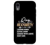 Anello di sicurezza per bambini e ragazzo, lista dei doveri del giorno del matrimonio Custodia per iPhone XR