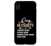 Anello di sicurezza per bambini e ragazzo, lista dei doveri del giorno del matrimonio Custodia per iPhone XS Max