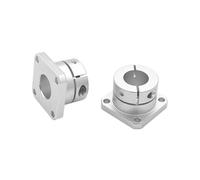 Anello di sicurezza rotondo, quadrato, compatto, tipo ghisa con montaggio a flangia e albero scanalato per supportare componenti di automazione del movimento lineare (Square-DXZSA,D40)