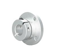 Anello di sicurezza rotondo, quadrato, compatto, tipo ghisa con montaggio a flangia e albero scanalato per supportare componenti di automazione del movimento lineare (Round-DXZRAL, D30)