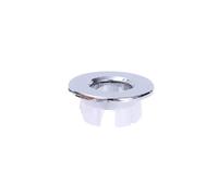 Anello di sovraccarico per lavandino Rubinetto Lavello Coperchio Troppopieno Lavabo Anello Cucina Bagno Bacino Trim da bagno Foro Tondo Tappo Vuoto(A-Silver,2 PCS)