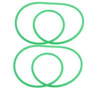 Anello di Supporto Asciugatrice PU 24x24x0,5cm, 2 Pezzi | Cuscinetto di Ricambio per Cestello Asciugatrice, Poliuretano, o Forma senza Giunzioni, Verde Chiaro