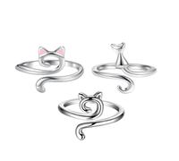 Anello di tensione all'uncinetto, anello di tensione del filo | Gancio Loop Ring Set di 3,Simpatico anello di filo all'uncinetto, guida liscia per la festa della mamma, regali del Ringraziamento