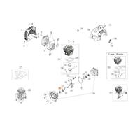 Anello di tenuta decespugliatore modelli BC320T ORIGINALE OLEOMAC 61280107R