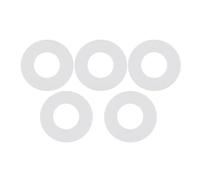 Anello di tenuta dell'acqua, compatibile con Geberit, guarnizione della valvola di scarico in gomma siliconica, diaframma 816.418.00.1, guarnizione impermeabile, parte del serbatoio del WC(5Pcs)