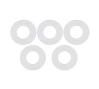 Anello di tenuta dell'acqua, compatibile con Geberit, guarnizione della valvola di scarico in gomma siliconica, diaframma 816.418.00.1, guarnizione impermeabile, parte del serbatoio del WC(5Pcs)