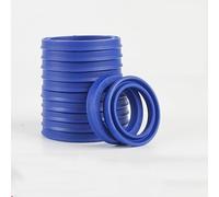 Anello di tenuta dell'olio del cilindro idraulico 5 pezzi tipo U Y cilindro idraulico asta albero pistone guarnizione anello di gomma olio in polietilene tenuta(4x10x4 (5Pcs))