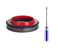 Anello Di Tenuta Fisso Superiore Del Contenitore Della Polvere, Parte Di Ricambio Compatibile Con Aspirapolvere Dyson V10 SV12 Con Accessori For Contenitore Della Polvere T8(1PC with tool)