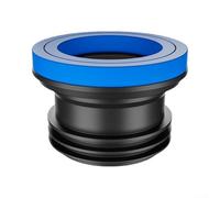 Anello di tenuta flangia per tubo di scarico, ABS ispessito e guarnizione in gomma con anti-perdite e per resistenza, facile da installare dal pavimento al WC