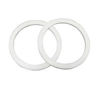 Anello di tenuta in PTFE 10 pezzi Guarnizioni di tenuta in PTFE bianco resistenti alle basse temperature, componenti meccanici Rondelle rotonde for valvole(63x51x2mm)