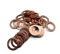 Anello di tenuta in rame M14, 14 mm, ID 20 mm, OD 1,5 mm, spessore metrico, 40 pezzi